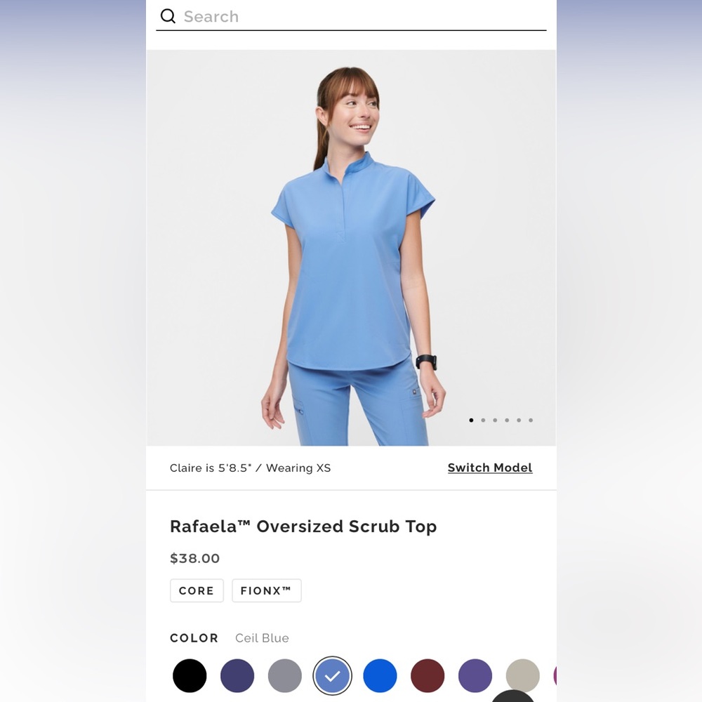 Figs Rafaela™ Oversized Scrub Top